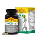 Country Life CORE Daily-1 Multivitamine pour les hommes 50+ - sans gluten, soutien énergétique avec Coenzymated B vitamines, probiotiques, aliments entiers et enzymes digestives, certifié sans gluten, 60 comprimés