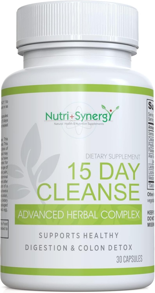 15 Day Cleanse Advanced Herbal Complex - Colon Cleanse and Detox - Amélioration de la santé intestinale