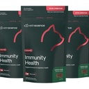 VetriScience Lysine Immunity Health Chews, 250 mg Lysine Plus Supplément immunitaire pour chats et chatons avec allergies, éternuement, nez runny et yeux aqueux, poulet, 3 pack