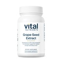 Nutriments vitaux Extrait de graines de raisin 100mg de matière antioxydante et soutien pour la circulation, la capillaire et la santé de la veine.