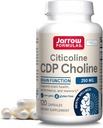 Jarrow Formules Citicoline CDP Choline 250 MG, CDP Choline Supplément soutient la santé cérébrale, la performance et la mémoire, 120 capsules, jusqu'à 120 jours