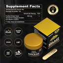 Pure Shilajit Resin 500mg - Formule de résistance maximale avec 85+ Trace Minerals & Fulvic Acid for Energy and Immune Wellness - 50g (1 Pack)