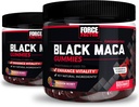 Facteur de force Black Maca Gummies, 2-Pack, Black Maca Root pour améliorer la vitalité masculine, augmenter l'énergie et la force, avec BioPerine pour l'absorption supérieure, Delicious Passion Berry Flavor, 120 Gummies