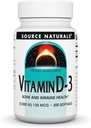 Source Naturals Vitamin D-3 5000 iu Supports Bone & Immune Health* - 200 Softgels