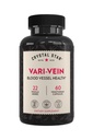 Crystal Star Vari-Vein (60 Capsules) - Herbal Circulation Support Supplement for Varicose Veins & Spider Veins Treatment - Witch Hazel, Butcher’s Broom, Hawthorn & Horse Chestnut- Non-GMO