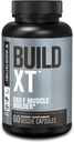 Jacked Factory Build-XT Daily Muscle Builder & Performance Enhancer - Muscle Building Supplement for Muscular Strength & Growth | Trademarked Ingredients Peak02, ElevATP, & Astragin - 60 Veggie Pills