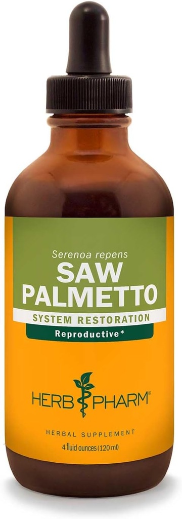 Herb Pharm Saw Palmetto Berry Liquid Extract for Prostate Support - 4 Ounce