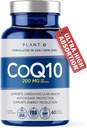 CoQ10 200mg Softgels -Coenzyme de libération rapide Premium Q10 - Supplément cardiaque, production d'énergie, support immunitaire -60 Capsules liquides