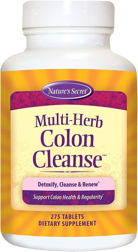 Nature's Secret Multi-Herb Digestion & Detox Support - 275 Tablets - 3 Pack