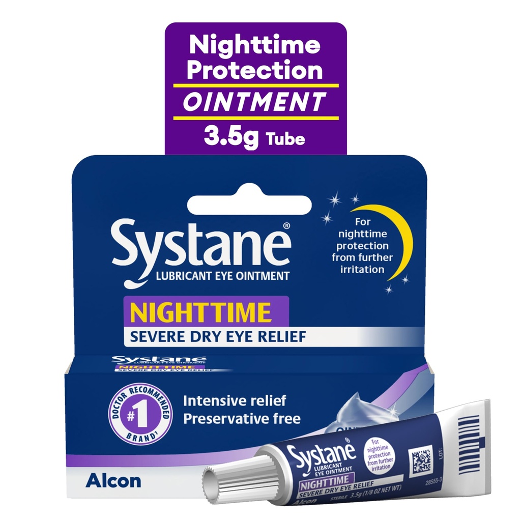 Systane Lubrifiant nocturne Onguent oculaire 3,5g Tube