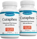 EuroMedica Curaphen - Supplément Curcumin pour la circulation et le soutien endorphine - Soutien pour le malaise occasionnel - Aide Muscles sains - 120 Capsules, 2 Pack (240 Capsules)