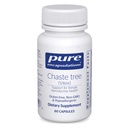 Pure Encapsulations Chaste Tree (Vitex) - Soutienne la régularité du cycle menstruel - pour le confort du sein* - Supplément pour femmes - Soutien de l'équilibre hormonal - Non-OGM et végétalien - 60 capsules