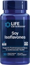 Extension de vie Isoflavones de soja, coeur, os et soins de santé cellulaire pour les femmes ménopausées, sans gluten, non OGM, végétarien, 30 capsules