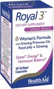 HealthAid Royal 3, avec l'huile de Primrose du soir, gelée royale, ginseng, une fois par jour, 30 capsules