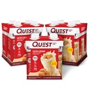 Quest Nutrition Prêt à boire Secoue de protéines de caramel salé, 30g de protéines, 3g de glucides nets, sans gluten, Keto Friendly, 11 fl.oz 4 Compte(paquet de 3)