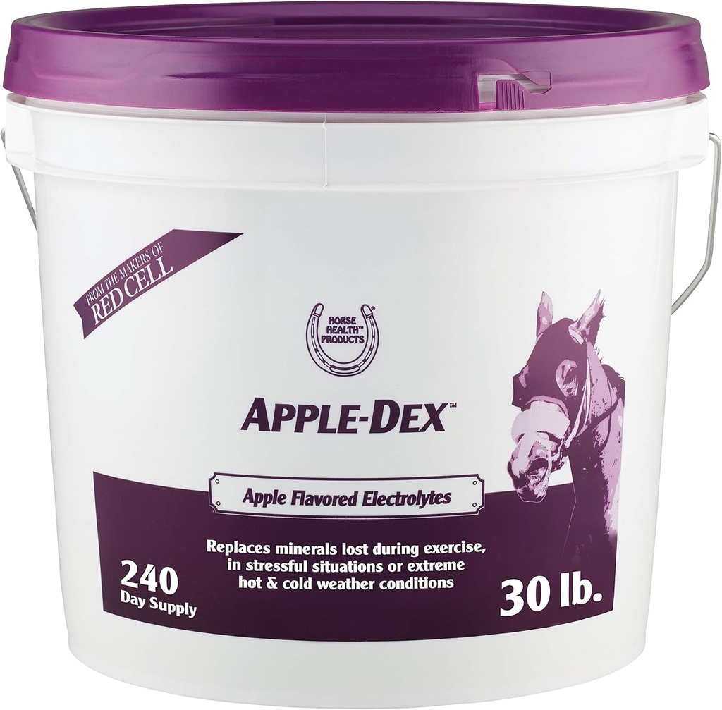 Farnam Horse Health Apple-Dex Apple aromatisé électrolytes 30 livres 240 jours