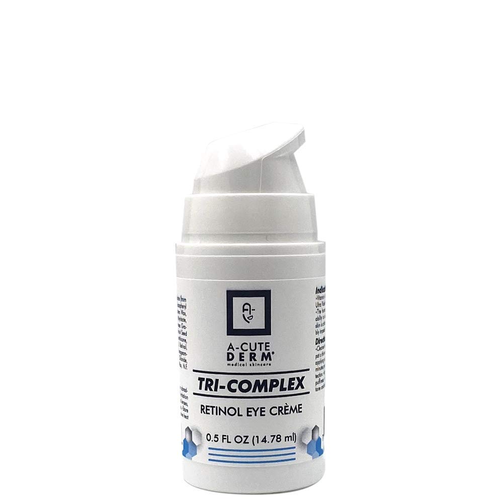 Crème hydratante pour les yeux avec rétinol, vitamine C & E – aide à lisser l'apparence des lignes fines – 0,5 oz