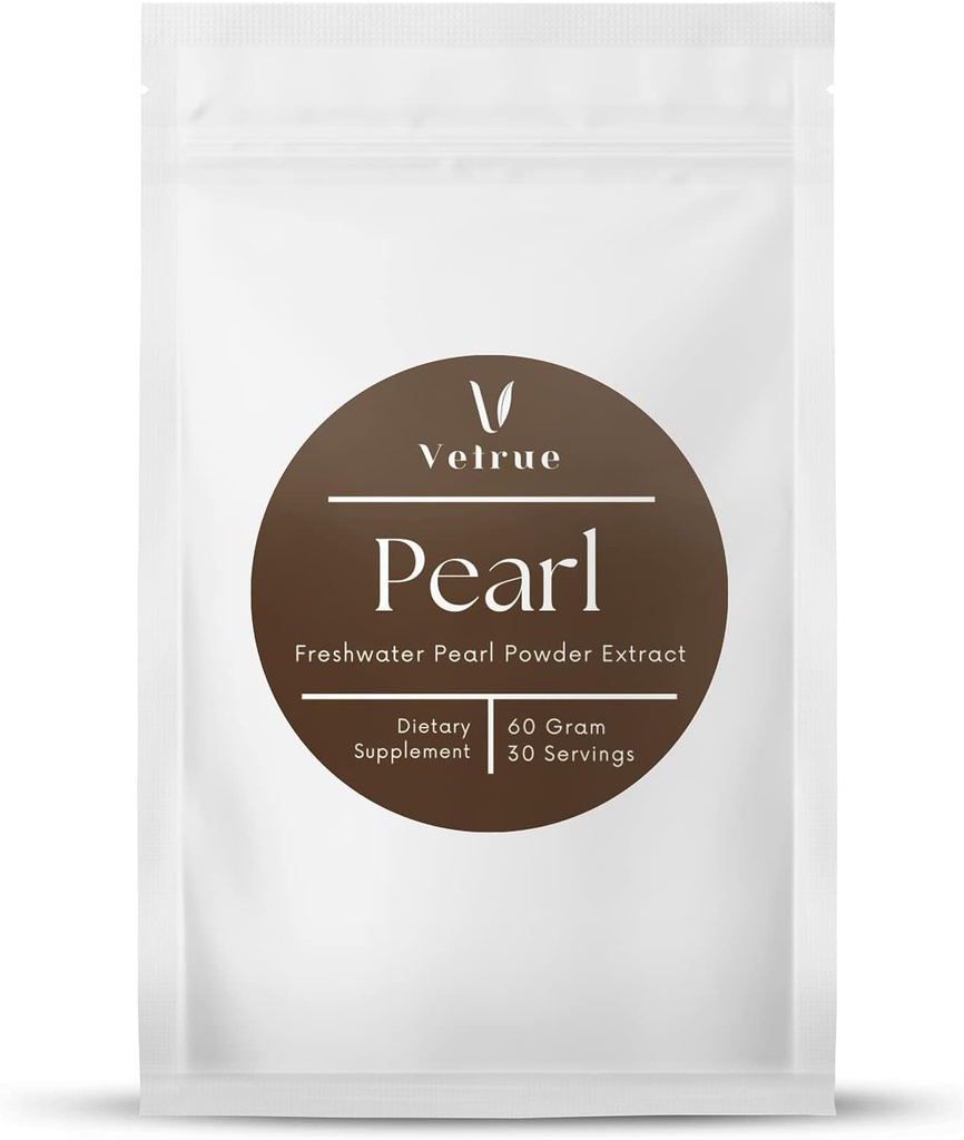 Pure perle poudre de 60 grammes 100% d'ingrédients naturels de l'eau douce.