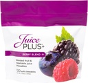 Juice Plus+ Mélange de baies Mâches molles (Chewables) - Nutrition quotidienne de 12 plantes avec des fruits entiers, des légumes et des baies - Framboise, Bilberry, Blueberry, et plus! pour les adultes et les enfants - (1-mo, 30 Chews)