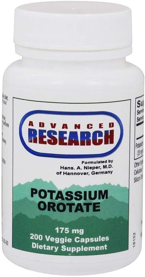 Orotate de potassium 175 Milligrammes 200 gélules