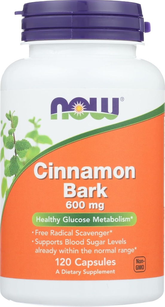 NOW FOODS SPO Cinnamon Bark, 120 CT