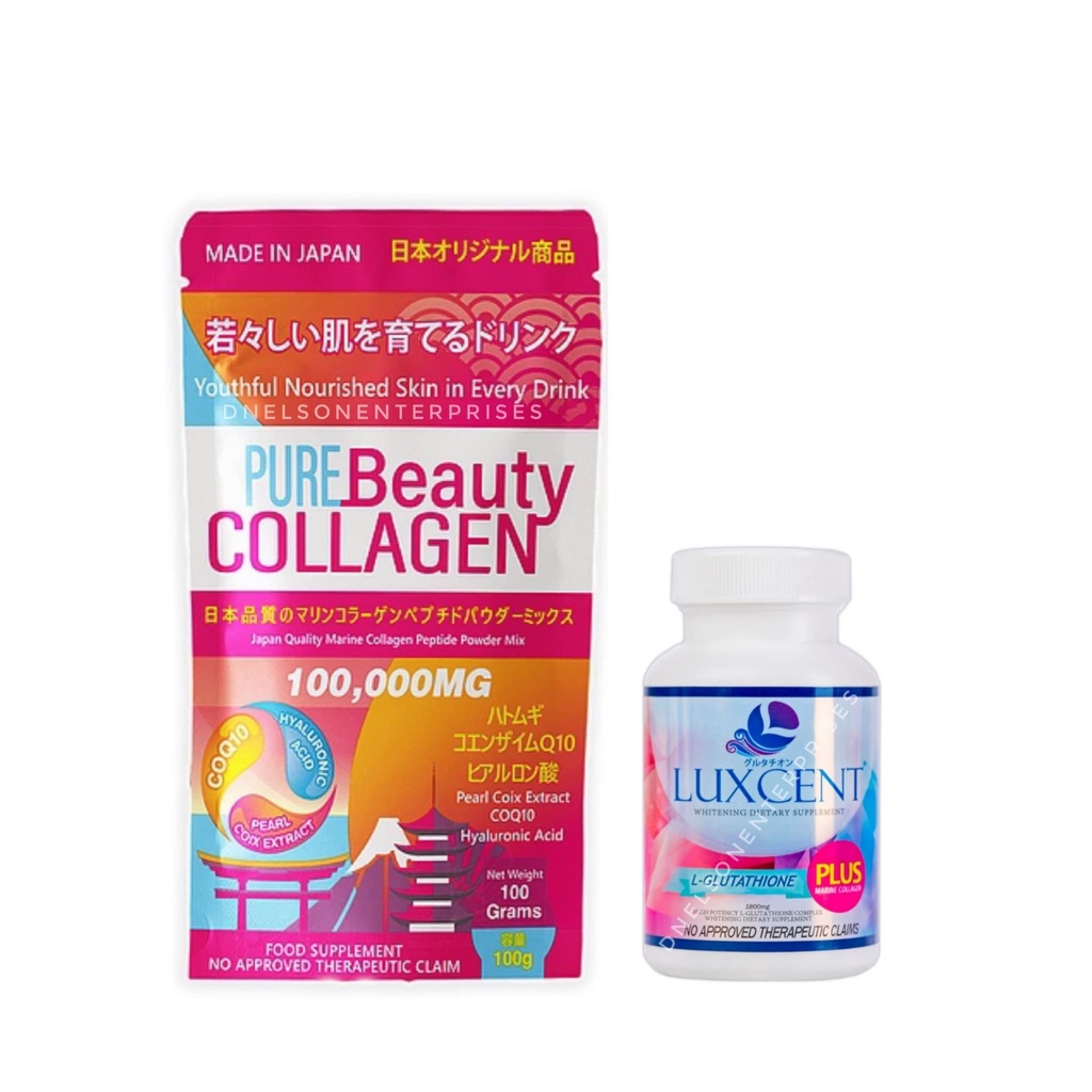 & Luxcent Glutathion Caps Duo, Japon Fabriqué & Formulé - 1 mois d'approvisionnement