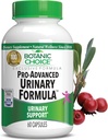 Botanic Choice Pro-Advanced Urinary Formula-Blend for Urinary Tract Health Support - Magnésium Cranberry Uva Ursi Damiana - 60 Capsules