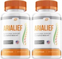 Arialief Capsules, Arialief Advanced Supplement, Toutes les formules naturelles pour maintenir des niveaux sains, la force maximale de la formule quotidienne, Arialif Capsules Avis (2 Pack - 120 Capsules)