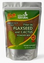 Linaza con Nopal Forte – 8 oz – 100% naturel Linseed & Nopal Cactus Poudre – Fibre-Rich Support digestif – Complément alimentaire de mélange au sol – végétalien et non-OGM