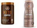 Mélange de café kétogénique rapide à feu Caramel Macchiato avec crème MCT, soutient le métabolisme, perte de poids, régime kéto, 7.93 et 8.5 Onces