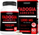 Fadogia Agresti Extrait 1000mg par portion - [Force maximale] - Force, entraînement, performance athlétique, masse musculaire - Testé par une tierce partie - Zéro remplissage - Sans gluten, sans OGM, gélules végétaliennes