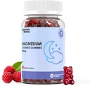 Glycinat de magnésium 400mg, Supplément de glycinat de magnésium sans sucre pour adultes, Muscle, Soutien osseux - 60 Gymnies organiques