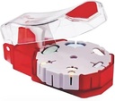 Pill Cutter - Pill Splitters for Small or Large Pills - Cuts up to 14 Different Shaped Pills or Vitamins with Self-Retracting Blade