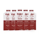 PUSH20+ Mélange de collagène avancé - Protéine liquide 20g par 1,25 fl. oz - Saveur de cerise noire - Vitamine C, Peptides de collagène, acide hyaluronique, vitamine E et meilleur collagène liquide en étant bien essentiels