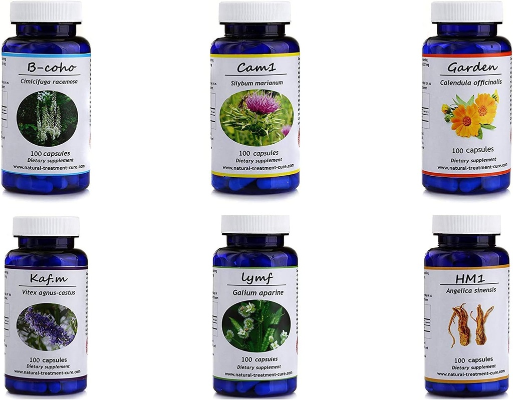 Hekma Center Supplements Package for Fibroids - 100% Natural Herbs, Vitamins, and Dietary Supplements for Fibroids - Pure Organic - Vegan - Fibroid