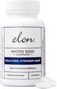 Elon Matrix 5000 Multivitamine complète — Vitamines de croissance de la peau, des cheveux et des ongles — Vitamines de croissance des cheveux sains pour les femmes et les hommes — Supplément biotine de 5000 mg (60 jours)