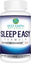 Meilleur complément facile de sommeil naturel de la Terre avec L-Theanine, GABA, 5-HTP et plus 30 comtes