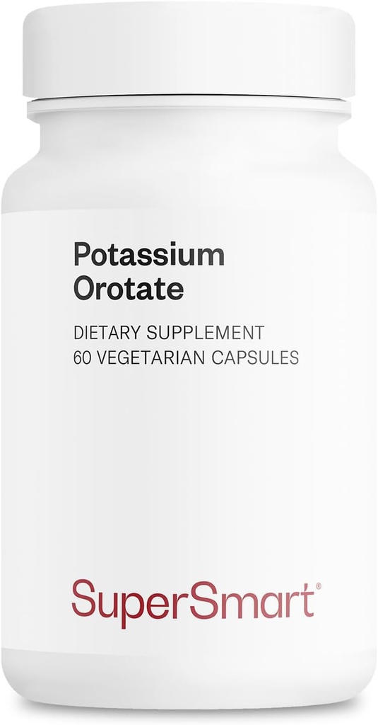 Supplément d'orotate de potassium super-smart 450mg par jour (absorption améliorée) - Potassium avec acide orotique