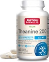 Formules de Jarrow Theanine extra-fort 200 mg, supplément alimentaire qui favorise la relaxation, supplément acide amino pour le soutien de la relaxation, 60 capsules de légumes, 60 jours d'approvisionnement