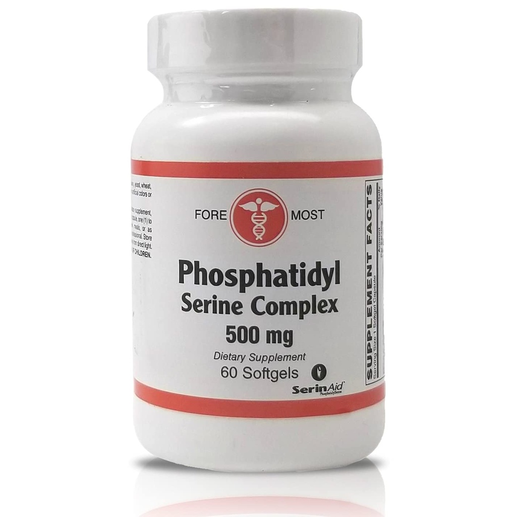Santé holistique Phosphatidyl Serine Complexe 60 Softgels