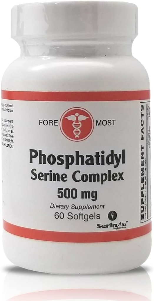 Santé holistique Phosphatidyl Serine Complexe 60 Softgels