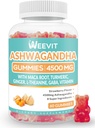 Sugar Free Ashwagandha Gummies for Women & Men, Ashwagandha Gummy with Maca Root Powder