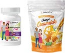 BariatricPal 30 jours Bariatric Vitamine Bundle (Multivamine ONE 1 par jour! A croquer avec 45mg de fer - Mélange de baies et de citrate de calcium Chews doux 500mg avec probiotiques - crèmes orange)