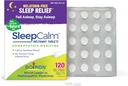 Boiron SleepCalm Comprimés Aide au sommeil pour le sommeil de nuit profond, relaxant, reposant - sans mélatonine et sans habitude - 120 Compte