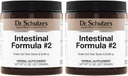 Formule intestinale no 2 du Dr Schulze - Supplément nettoyant pour le soutien à la santé des colonies - Soutien à l'élimination quotidienne - Supplément à base de plantes - Sans gluten et végétalien - 8 oz (2-paquet)