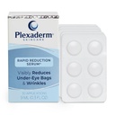 Sérum oculaire à réduction rapide de Plexaderm - Réduit visiblement les sacs sous les yeux, les rides, les cercles sombres, les lignes fines et les pieds de Crow instantanément, anti-vieillissement des rides pour le visage, 30 pods à usage unique