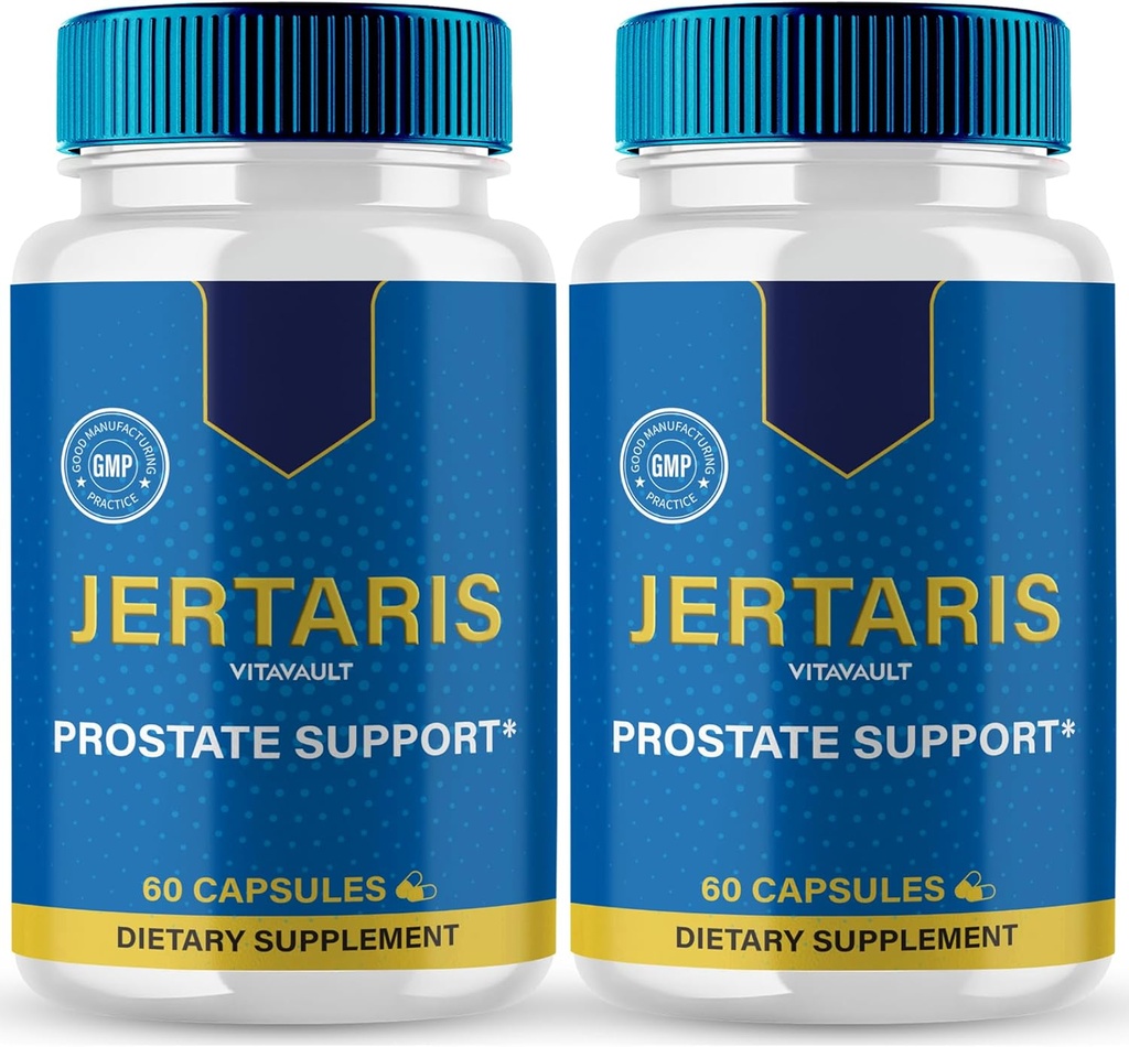 Jertaris Capsules, Jertaris Prostate Health Supplement Pills - Extra Strength, Jertaris soutient la chaleur de la prostate Toutes les préparations naturelles, Jerta RIS Capsules, Jer Taris Avis (2 Pack)