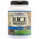 NutriBiotique – Protéine de riz ordinaire, 1 Lb 5 oz (600g) - Basse teneur en glucides, kéto-friendly, végétalien, poudre de protéines brutes - cultivé et transformé sans produits chimiques, OGM ou gluten - Facile à digérer et nutrient-Rich