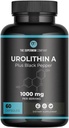 Urolithine A Plus Supplément alimentaire de poivre noir - 1000mg par portion, 60 capsules végétales