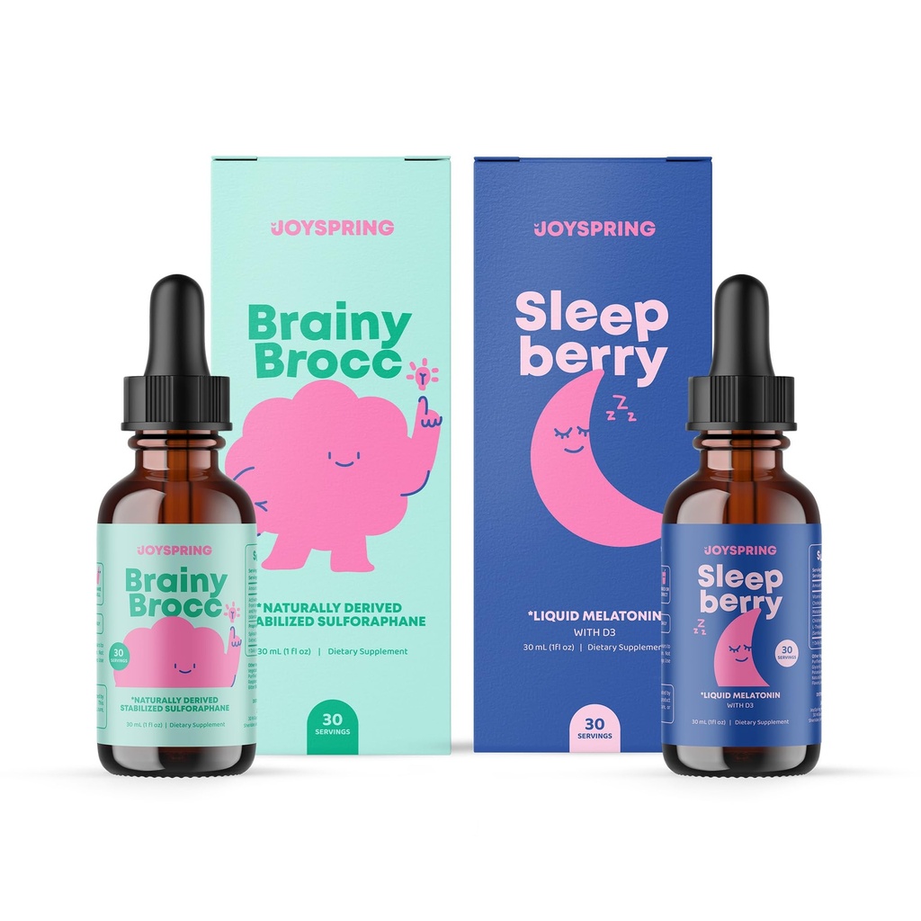 Supplément JoySpring SleepBerry Liquide Melatonine et Sulforaphane pour enfants